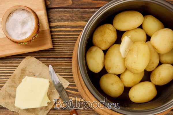 добавить масло в картошку